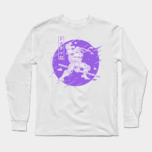 Purple Warrior Ninja Long Sleeve T-Shirt